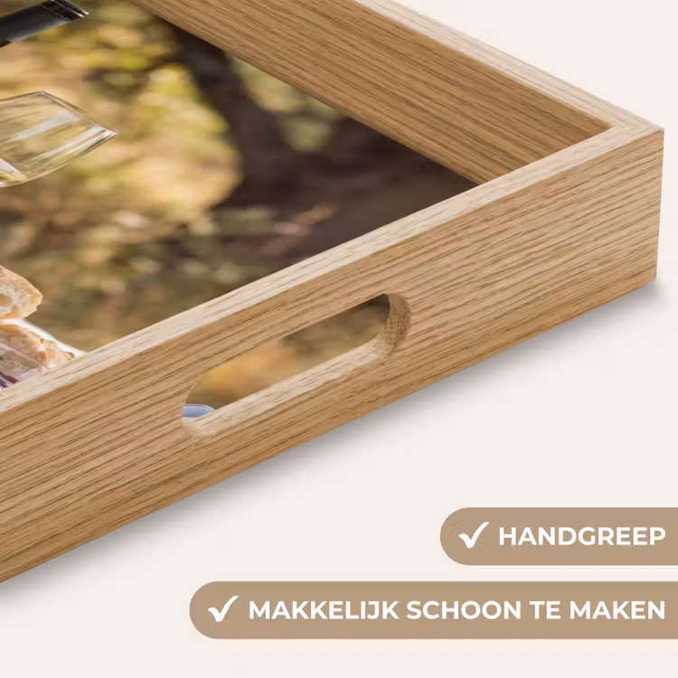 Dienblad - Picknick - Wijn - Kaasplankje — 5