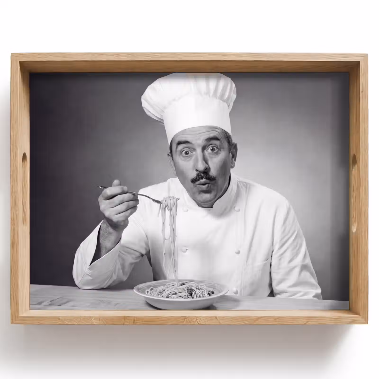 Dienblad - Chef - Spaghetti - Pasta — 1