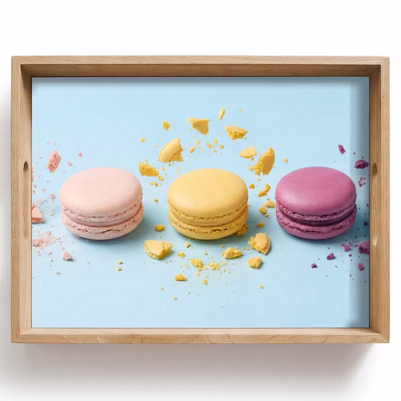 Dienblad - Macarons - Kleurrijk - Pastel — 1