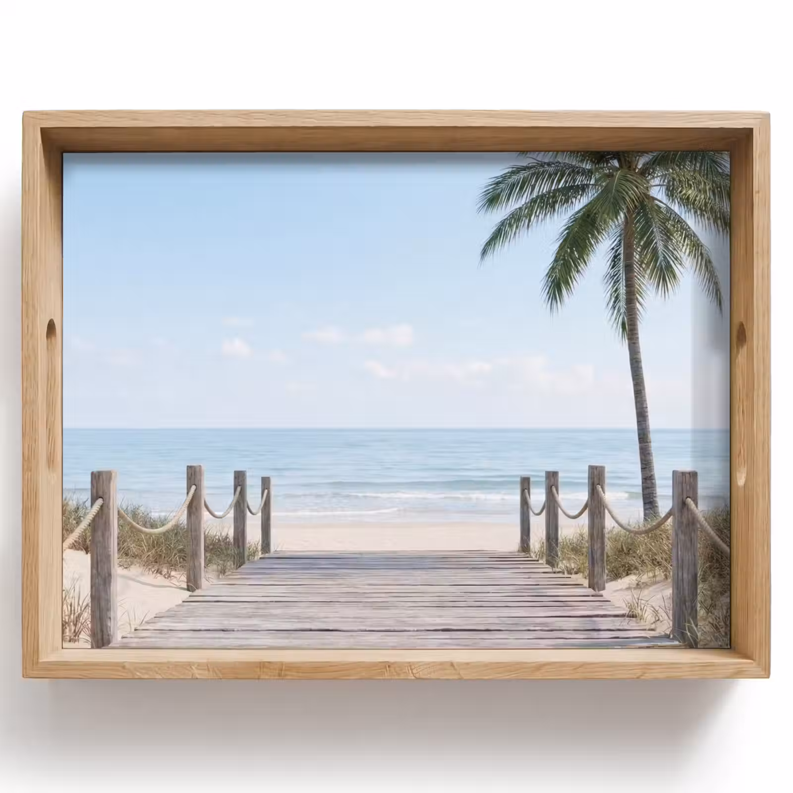 Dienblad - Palmbomen - Pad - Horizon — 1
