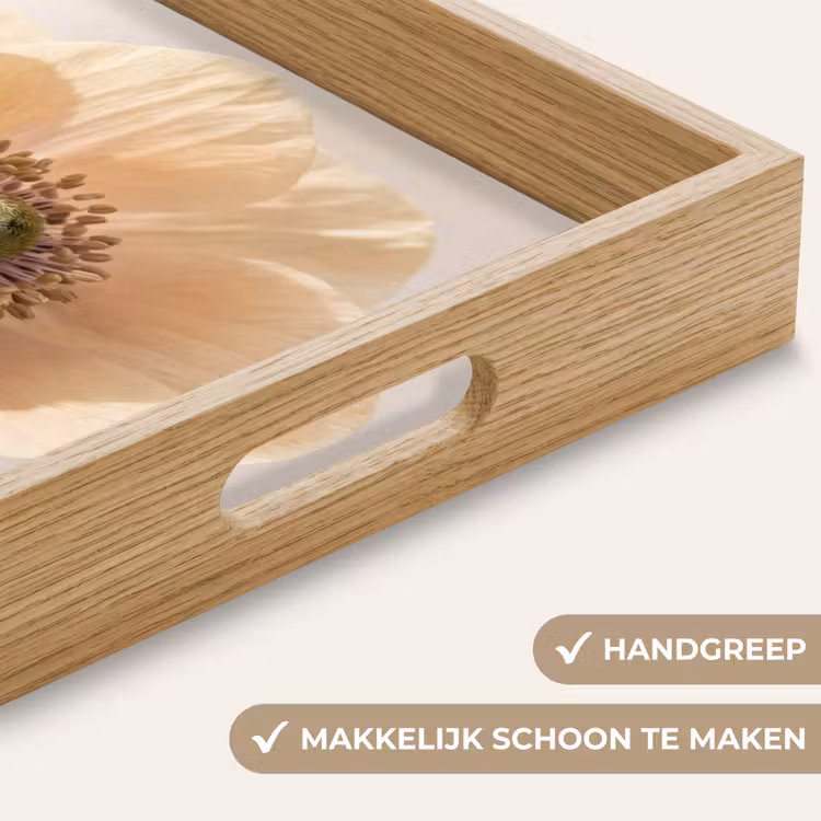Dienblad - Bloem - Minimalistisch - Groen — 5