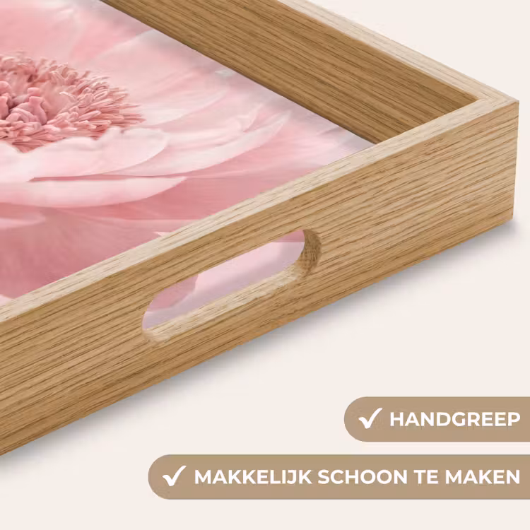 Dienblad - Bloem - Pioenroos - Roze — 5