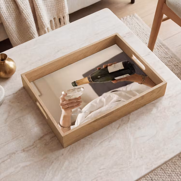 Dienblad - Champagne - Bed - Bubbels — 2