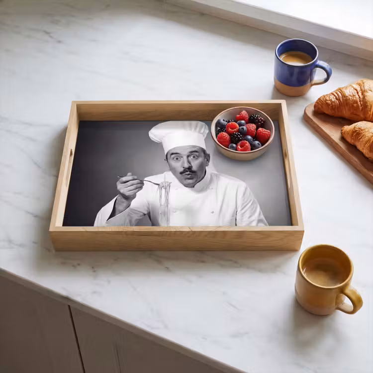 Dienblad - Chef - Spaghetti - Pasta — 4