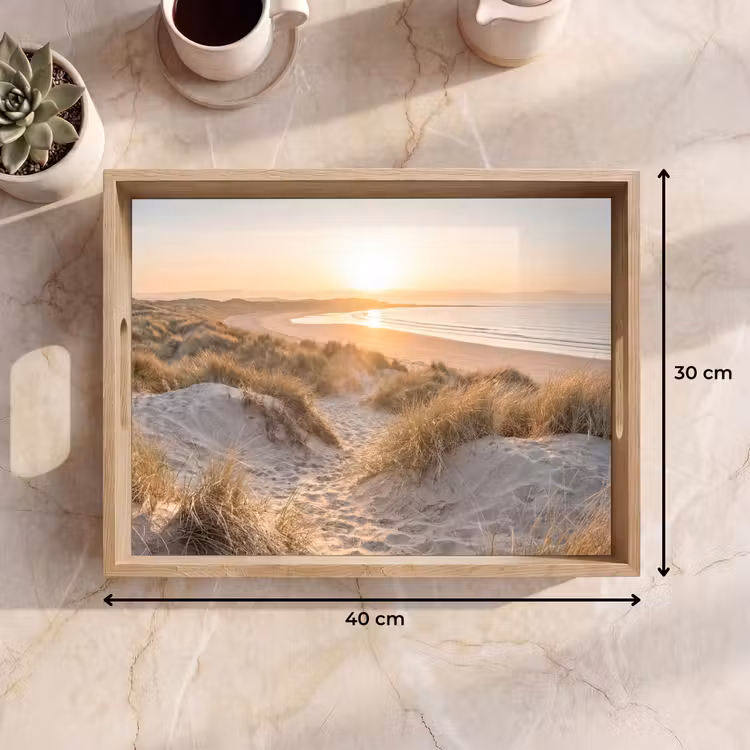 Dienblad - Duinen - Strand - Zee — 9