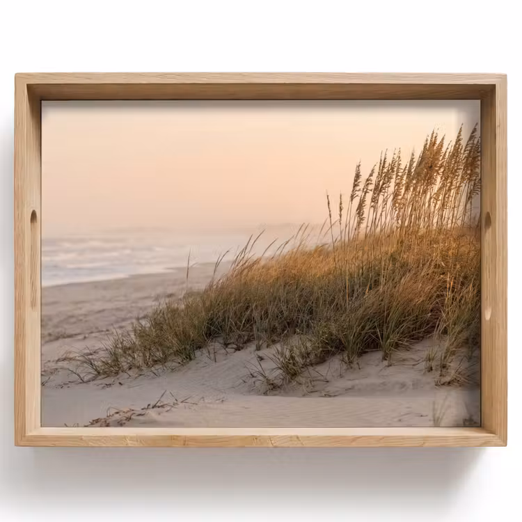 Dienblad - Duinlandschap - Zonsondergang - Strand — 1