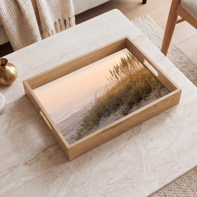 Dienblad - Duinlandschap - Zonsondergang - Strand — 2
