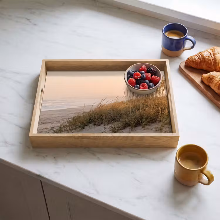 Dienblad - Duinlandschap - Zonsondergang - Strand — 4