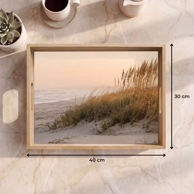 Dienblad - Duinlandschap - Zonsondergang - Strand — 9
