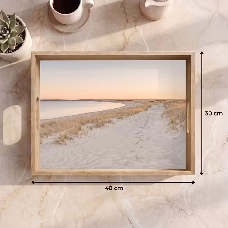 Dienblad - Kustlijn - Horizon - Hek — 9