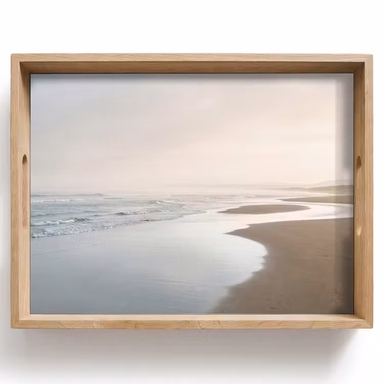 Dienblad - Kustlijn - Strand - Oceaan — 1