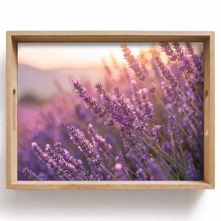 Dienblad - Lavendel - Paars - Zonlicht — 1