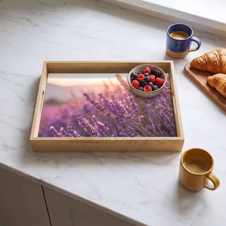 Dienblad - Lavendel - Paars - Zonlicht — 4