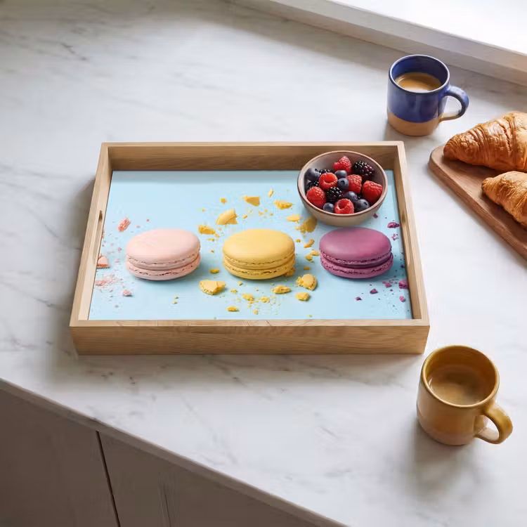 Dienblad - Macarons - Kleurrijk - Pastel — 4
