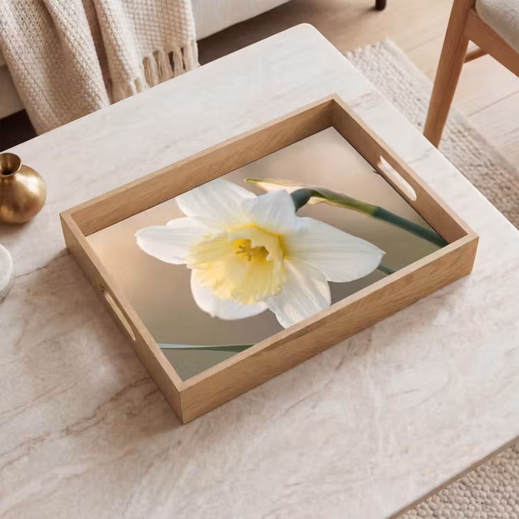 Dienblad - Narcis - Bloem - Minimalistisch — 2