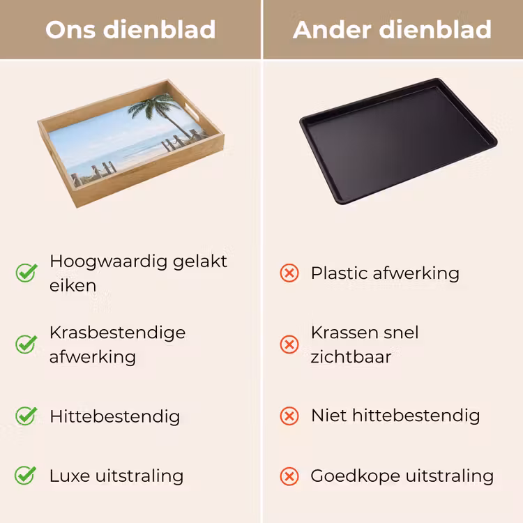 Dienblad - Palmbomen - Pad - Horizon — 3