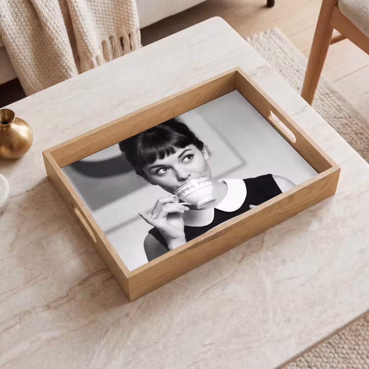 Dienblad - Portret - Thee - Vrouw — 2
