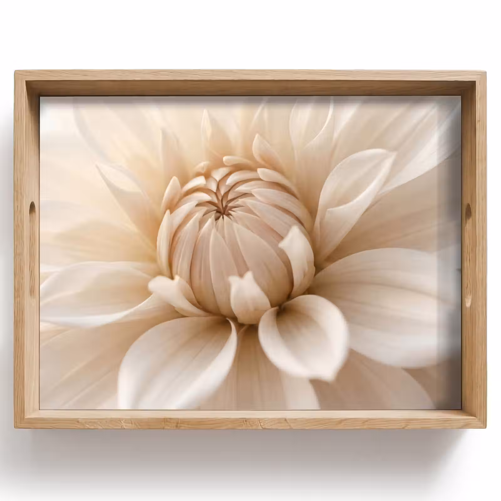 Dienblad - Bloem - Dahlia - Wit — 1