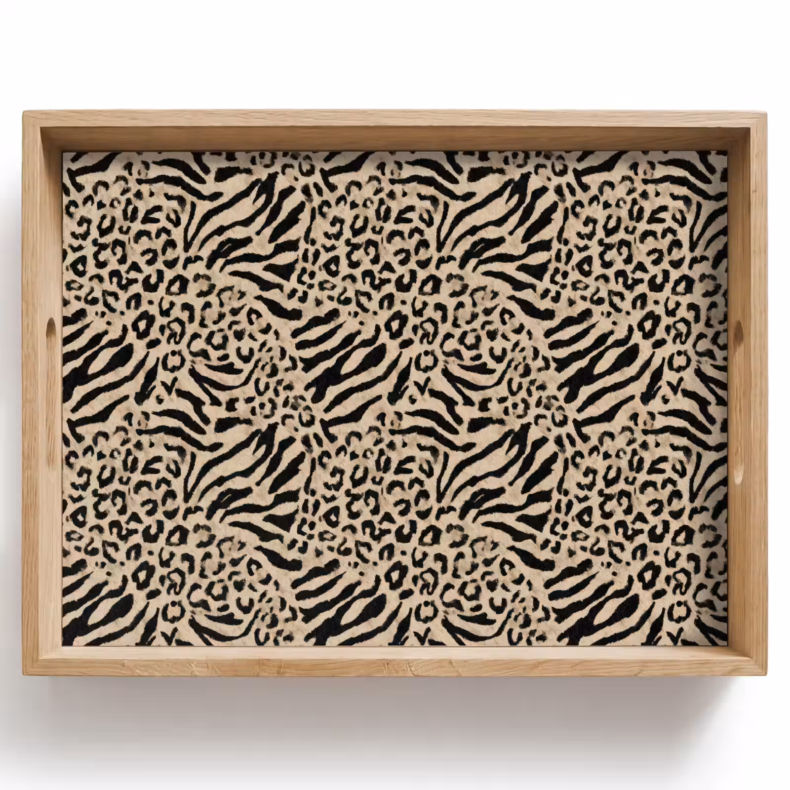Dienblad - Giraf - Zebra - Motief - Bruin — 1