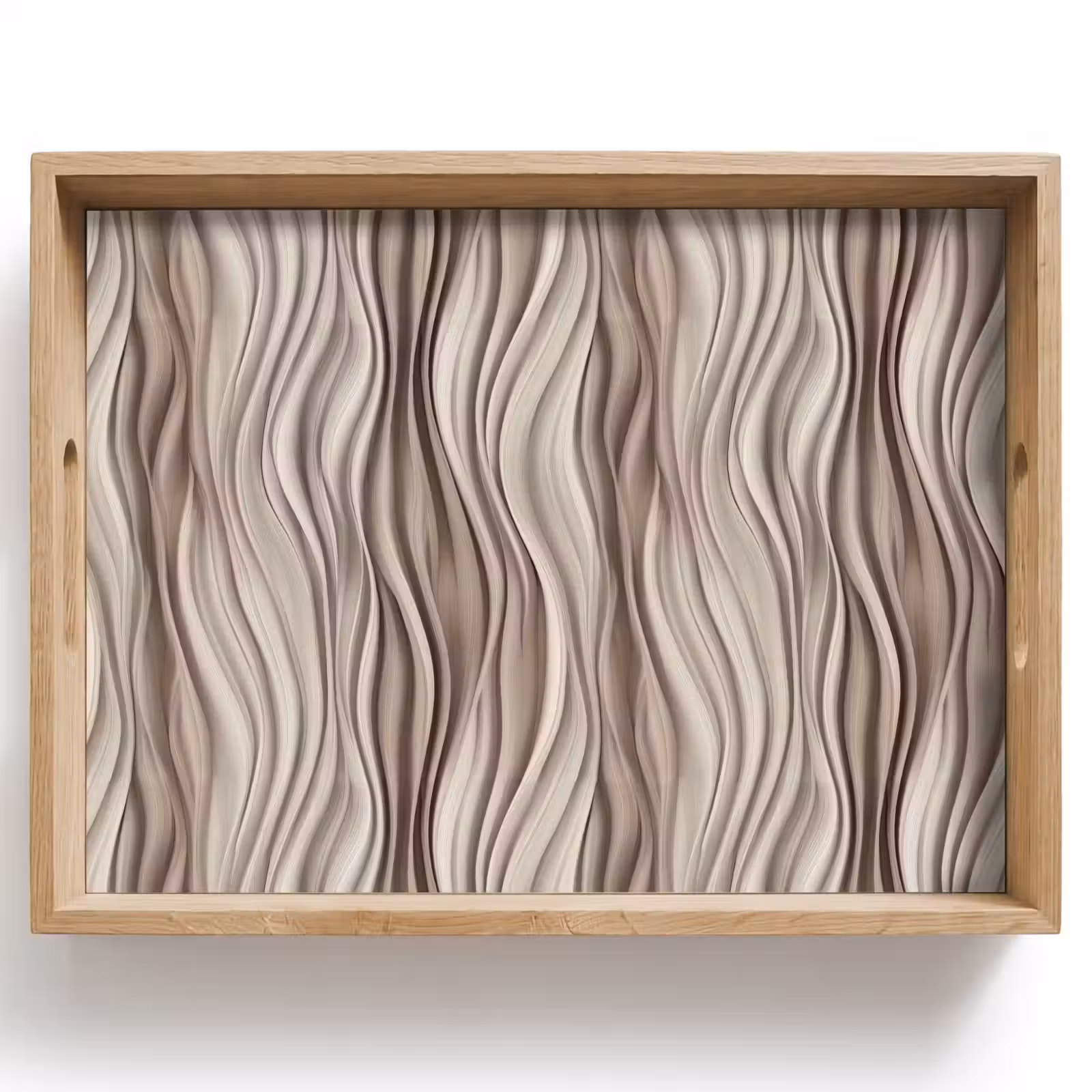 Dienblad - Golven - 3D - Crème — 1