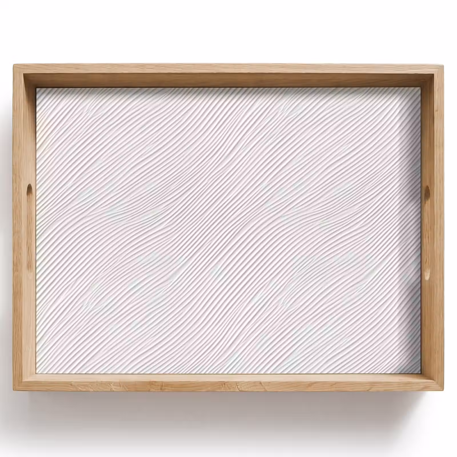 Dienblad - Golven - Ribbels - Wit — 1