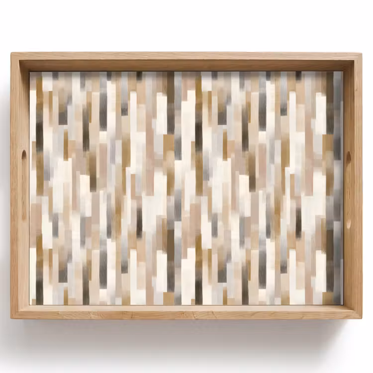 Dienblad - Abstract - Patroon - Kwaststreken — 1