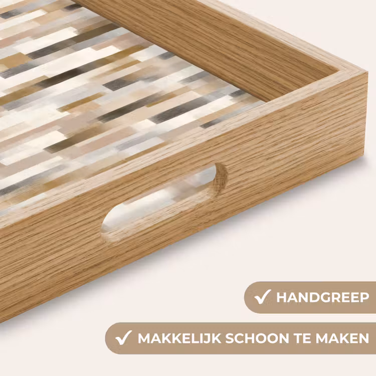 Dienblad - Abstract - Patroon - Kwaststreken — 5