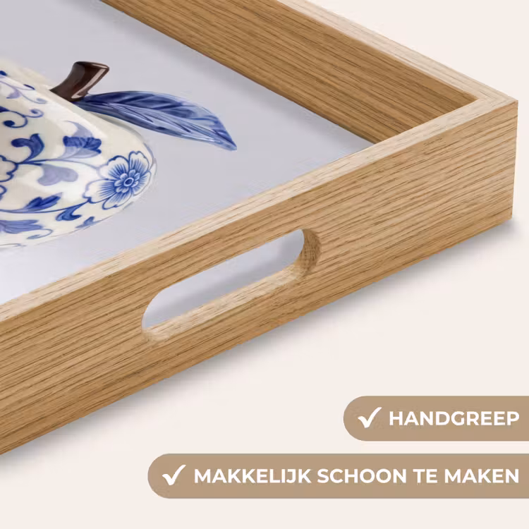 Dienblad - Appel - Blauw - Klassiek — 5