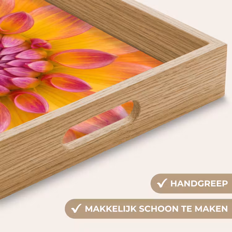 Dienblad - Dahlia - Bloem - Oranje — 5