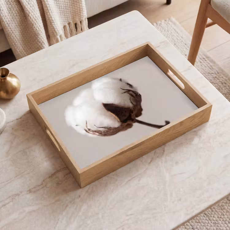 Dienblad - Katoenbol - Minimalistisch - Wit — 2