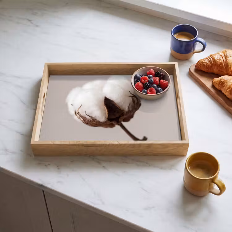 Dienblad - Katoenbol - Minimalistisch - Wit — 4