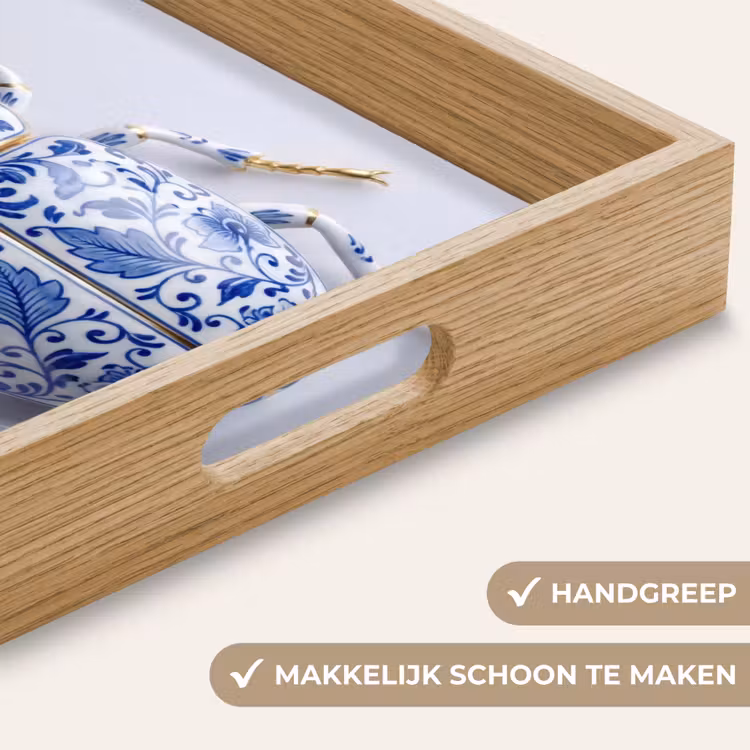 Dienblad - Kever - Delfts - Blauw - Goud — 5