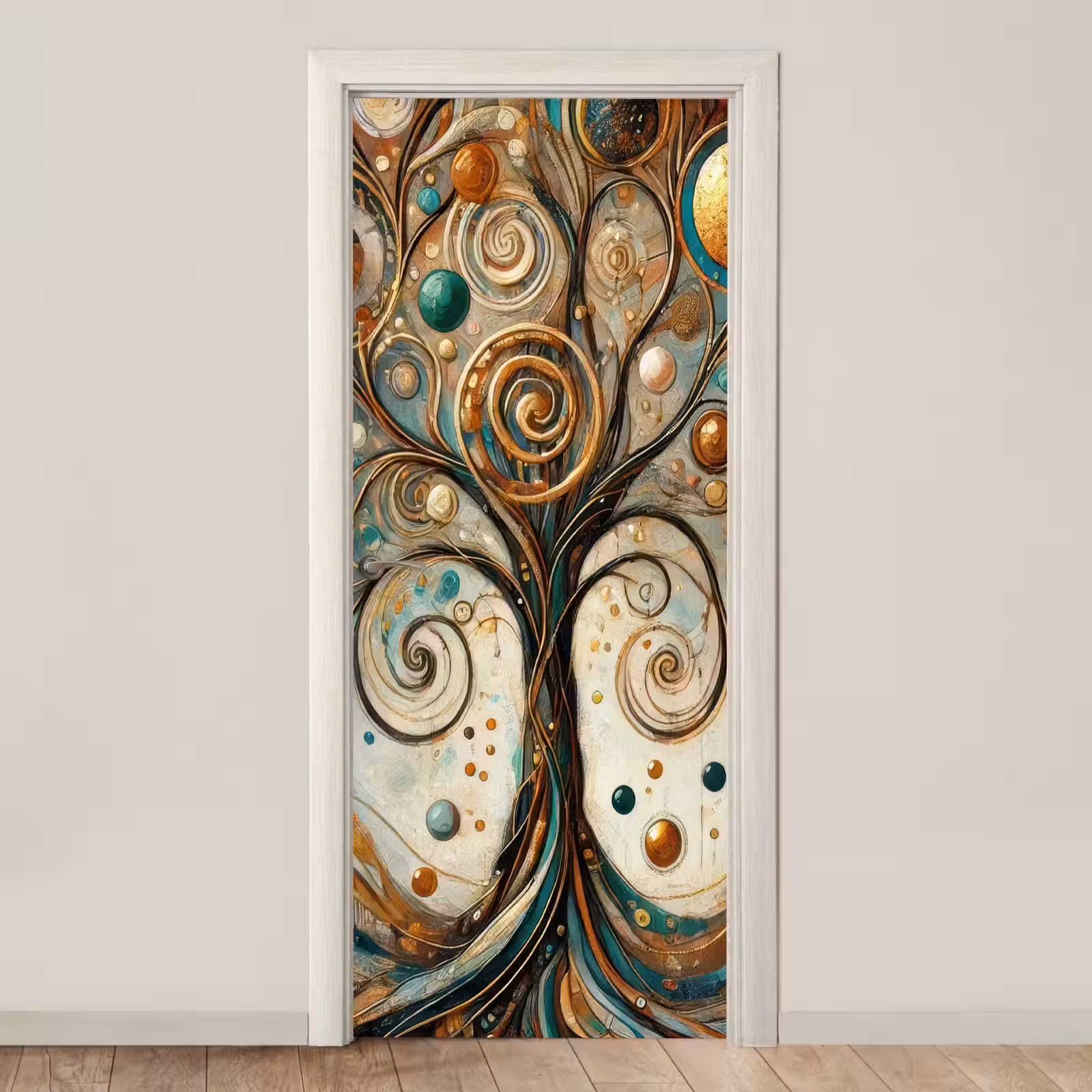 Deursticker - Levensboom - Boom - Abstract - Modern — 1