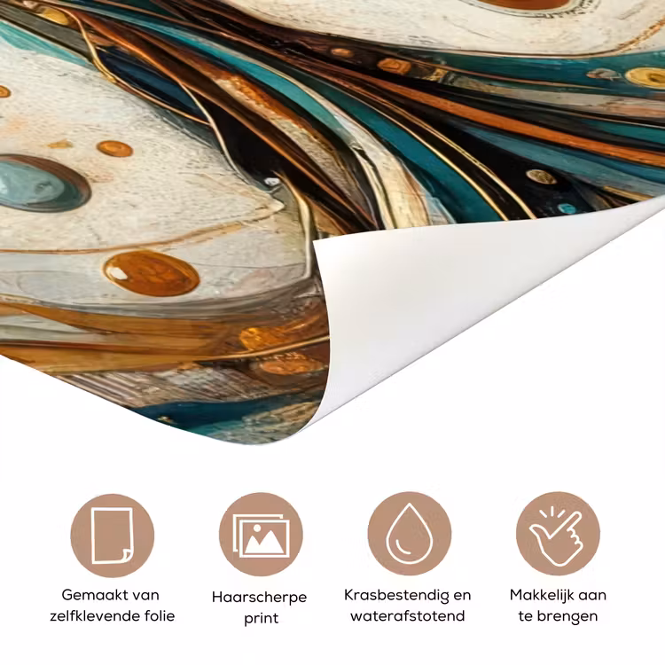 Deursticker - Levensboom - Boom - Abstract - Modern — 3