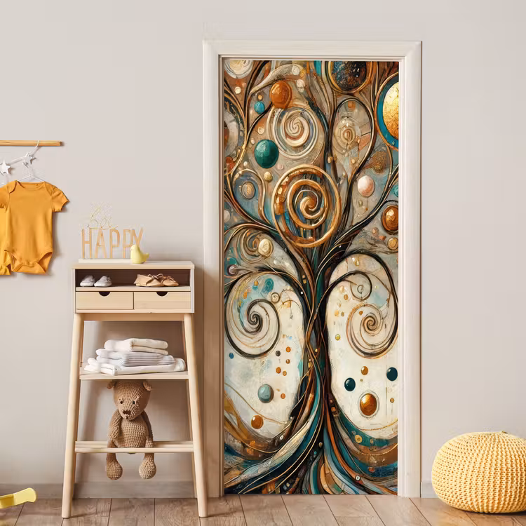 Deursticker - Levensboom - Boom - Abstract - Modern — 6