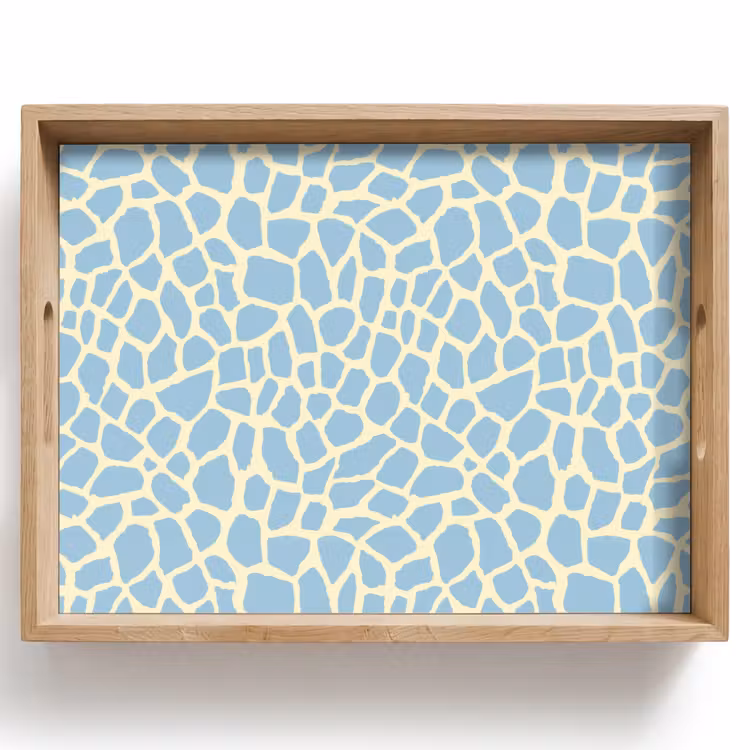 Dienblad - Giraf - Modern - Blauw — 1