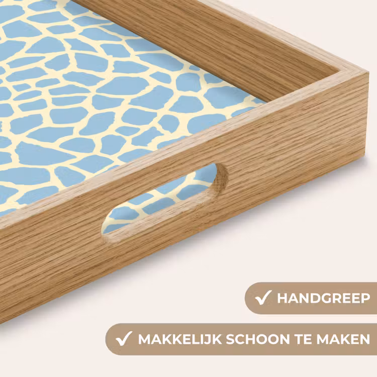 Dienblad - Giraf - Modern - Blauw — 5