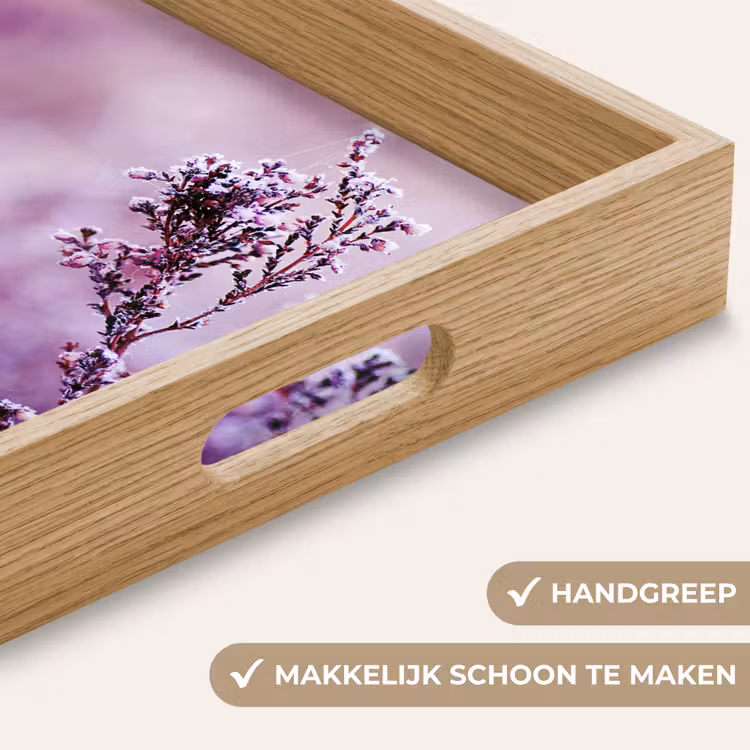 Dienblad - Lavendel - Winter - Bloemen - Paars — 5