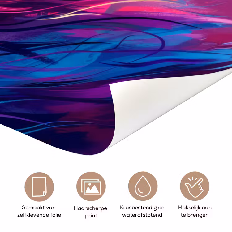 Deursticker - Leeuw - Verf- Kleuren - Dier — 3