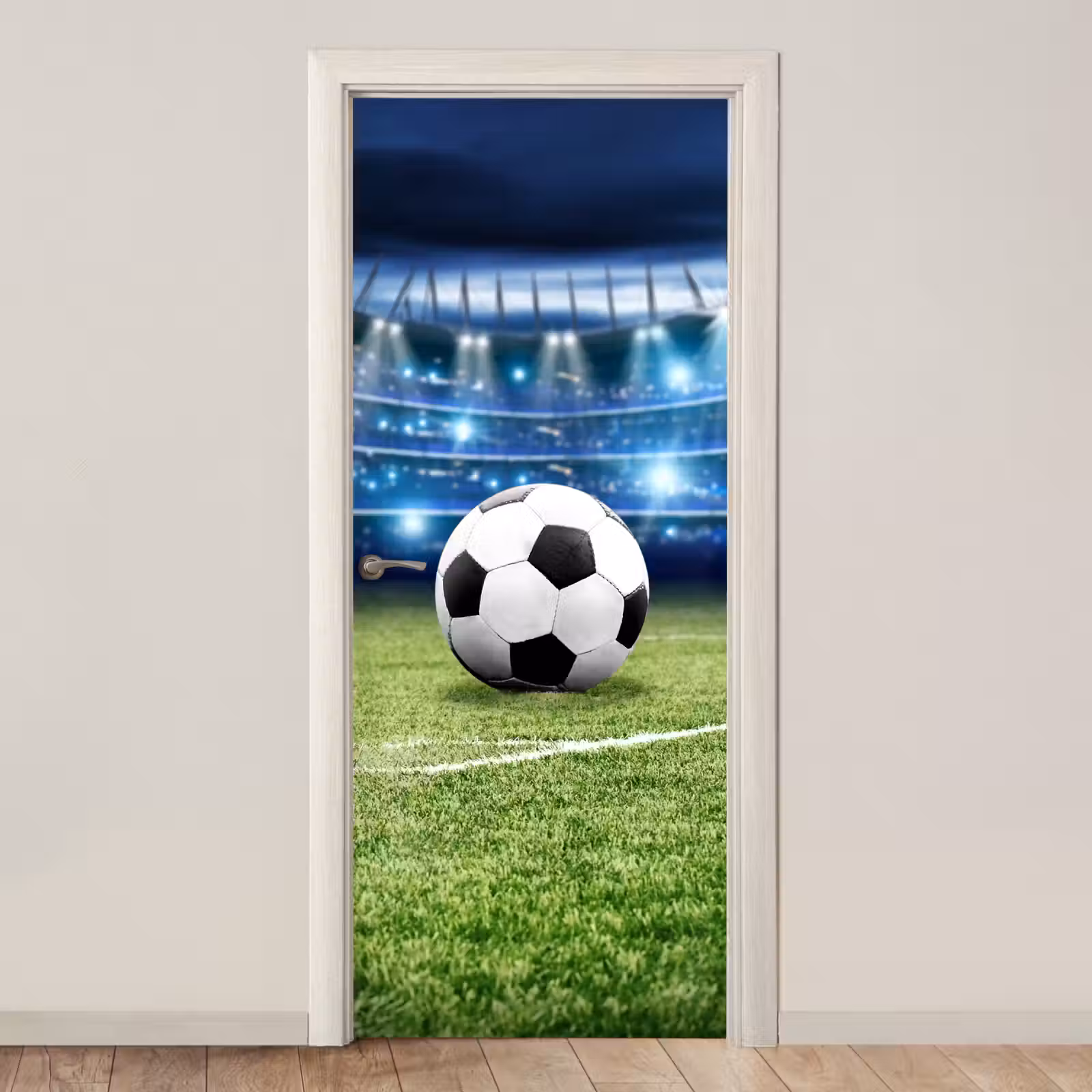 Deursticker - Voetbal - Stadion - Bal - Jongens — 1