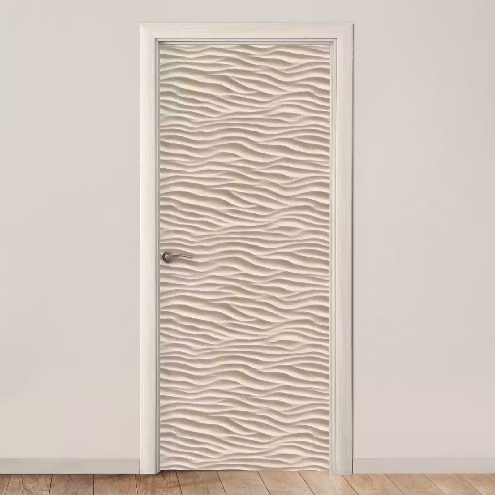 Deursticker - Zand - Golven - Beige — 1