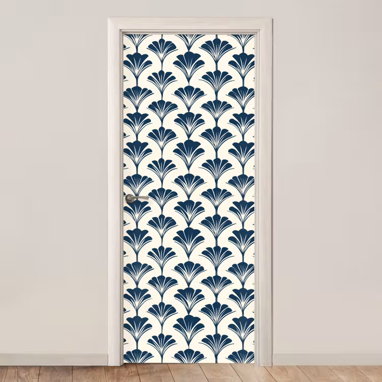 Deursticker - Klassiek - Motief - Blauw — 1