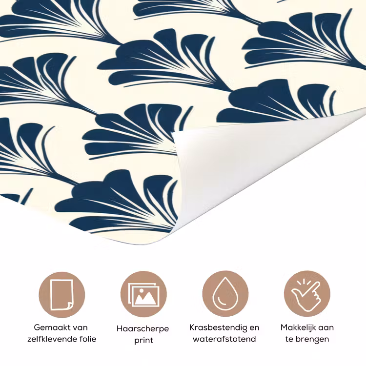 Deursticker - Klassiek - Motief - Blauw — 3