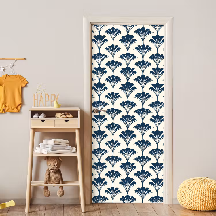 Deursticker - Klassiek - Motief - Blauw — 6