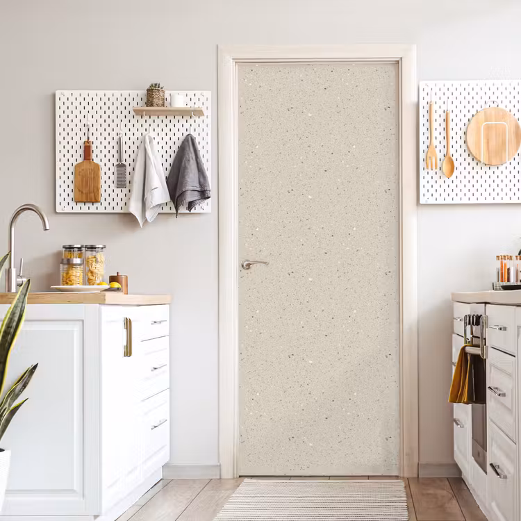 Deursticker - Lichtbeige - Terrazzo - Grijs — 7