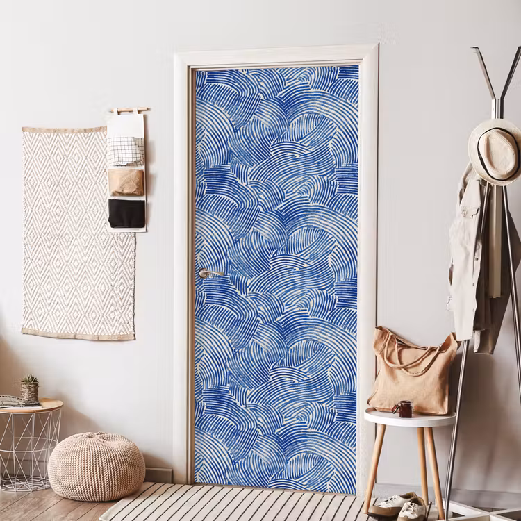 Deursticker - Modern - Abstract - Blauw — 8