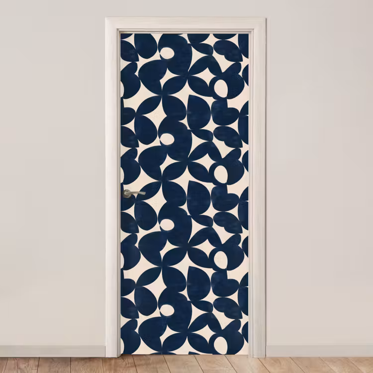 Deursticker - Modern - Geometrisch - Blauw — 1