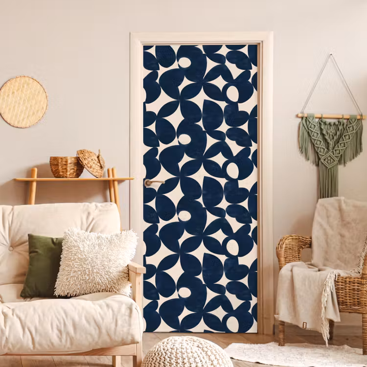 Deursticker - Modern - Geometrisch - Blauw — 4