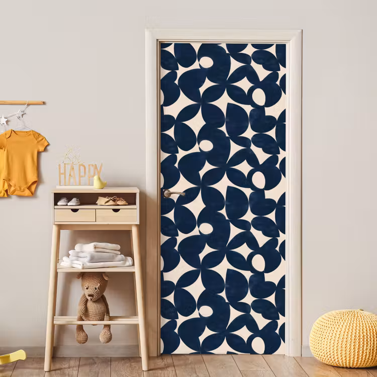 Deursticker - Modern - Geometrisch - Blauw — 6