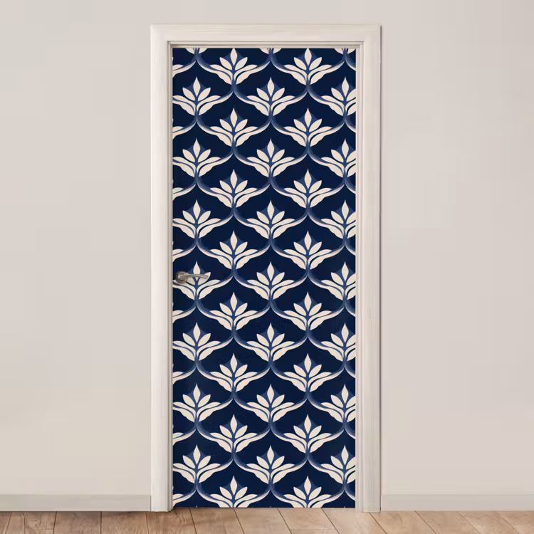 Deursticker - Modern - Ontwerp - Blauw — 1